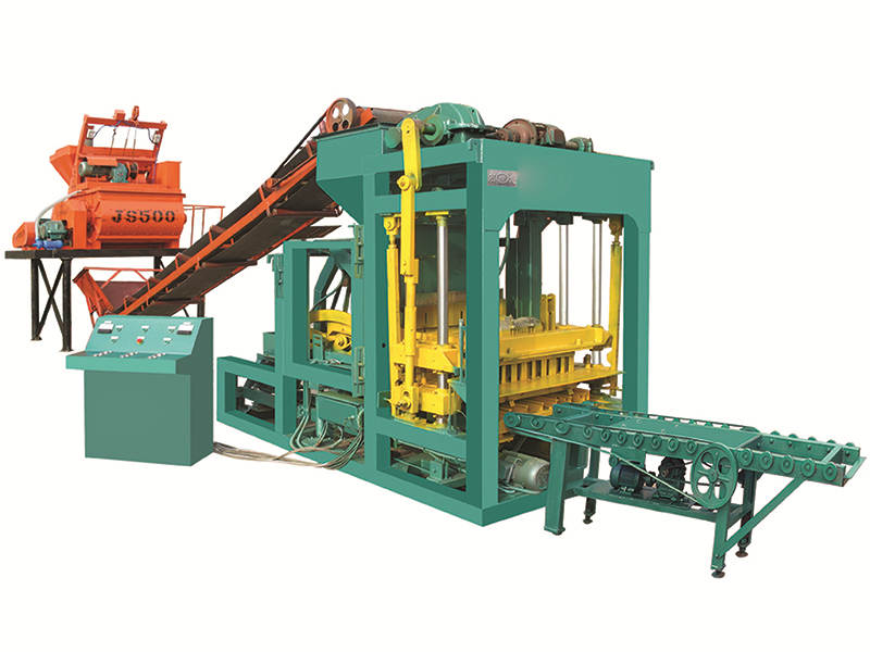 QTJ4-25 fly ash brick manufacturing machine