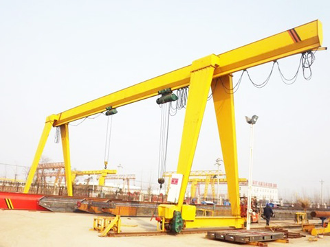 single girder overhead gantry crane for sale