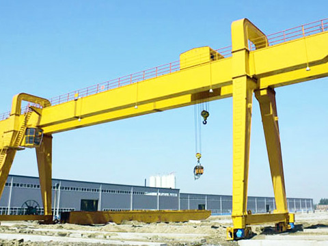 electric gantry crane with cantilever for sale 